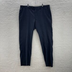 Lauren Ralph Lauren Dress Pants Men's 40x32 Navy Blue Wool Slacks Office Preppy